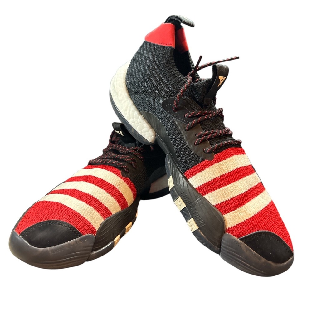 Adidas Dame 4 Collab Custom Meilin Men's 8.5 Red White Black Basketball Sneakers